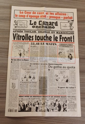Canard enchaîné numéro - le,