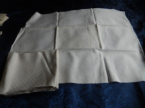 Serviette table lin blanche - serviette,