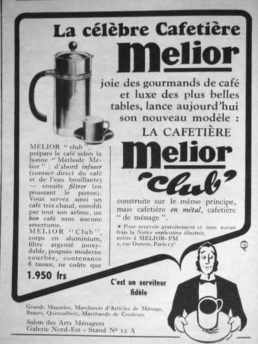 Publicité presse 1955 - de,