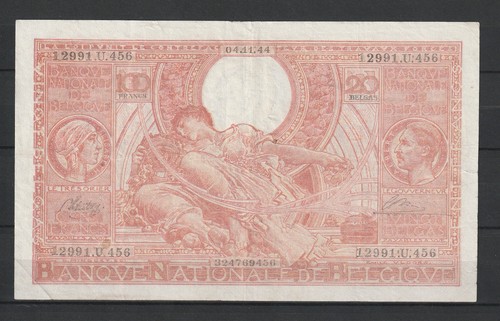 Belgique billet 100 francs - belgique,