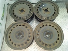 LOT DE 4 JANTES TOLE 6x15 ET40