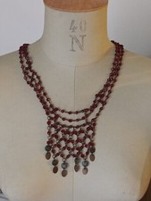 Ancien Collier Perle de Verre