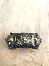 Ancien bijoux bracelet argent massif croix Russie orientale