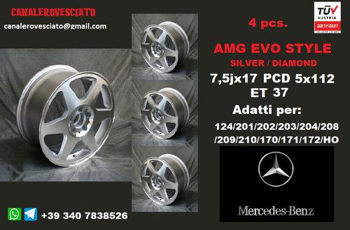Jantes amg evo - 7,5, diamond