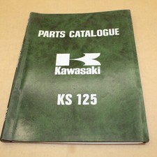 PARTS LIST KAWASAKI KS 125 1974- CATALOGUE DE PIECES DETACHEES KS125