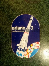 ARIANE 3 MADE IN EUROPE autocollant sticker Aerospatiale 