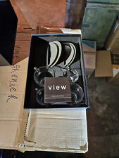 COFFRET 4 TASSES Verre NESPRESSO VIEW COLLECTION + SOUS TASSES design expresso