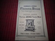 1905  CATALOGUE CHAUFFAGE , FOURNEAUX A PETROLE SYSTEME THURON VAGNER ( ref 41