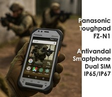 Panasonic FZ-N1 2x SIM Militaire Téléphone Antivandal Android Scanneur IP67