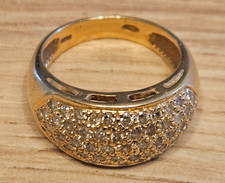 Superbe Bague Dôme / Jonc Or
