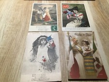 LOT DE 4 CARTES POSTALES