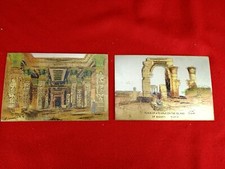 Peintures sur Cuivre Argenté  Ancien signé EL SHAMI ,Tableau ...