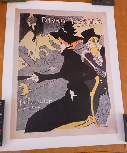 Vintage lithographic poster - lithographic,