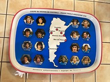 PLATEAU COUPE DU MONDE FOOTBALL PHASE FINALE ARGENTINE 1978 ÉQUIPE DE FRANCE