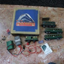 Jouet coffret de train electrique HORNBY MECCANO loco BB-8051 wagon FONCTIONNE !