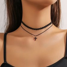 Collier fantaisie ras cou - collier,