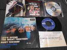 the rolling stones autograph MICK & KEITH signed live ticket concert PARIS 2007