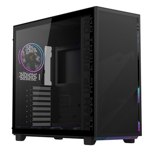 Gigabyte c400 midi tower - gigabyte, black