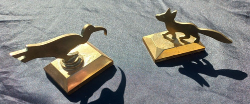 Sculpture mascotte bronze