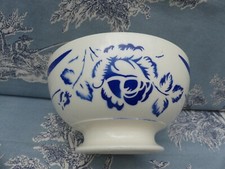 Badonviller BOL ancien bleu Versailles old French BOWL 14cmX7cm rare en l'état