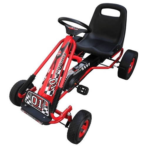 Kart pédales rouge siège - à,