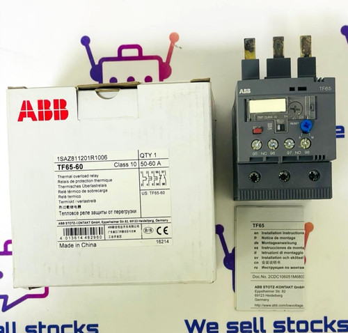Abb tf65 thermal overload - tf65-60,