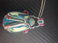 Sautoir scarabée Swarovski