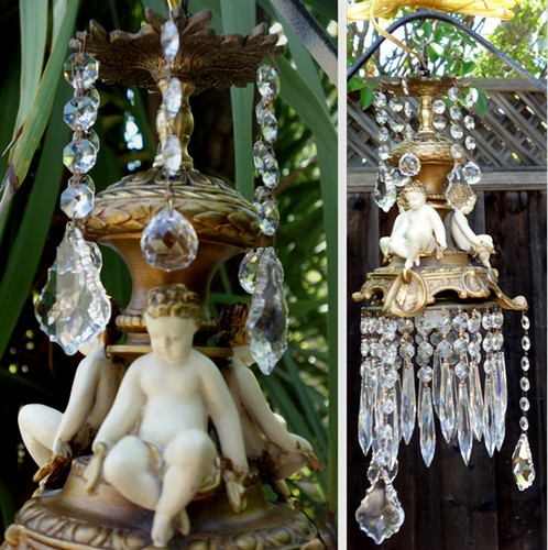 Cherub chandelier lamp - 1,
