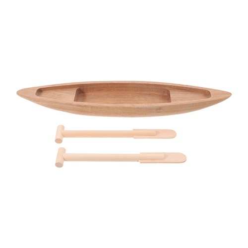 Mini canoë bois avec - mini,