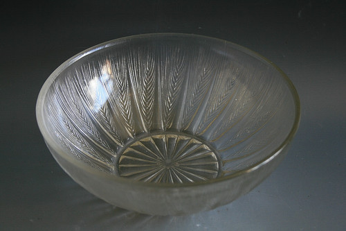 Ancien bol verre rene - ancien,