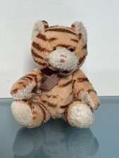 Peluche chat tigré roux Ty