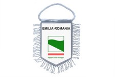 fanion mini drapeau pays voiture souvenir blason italie emilia romagna