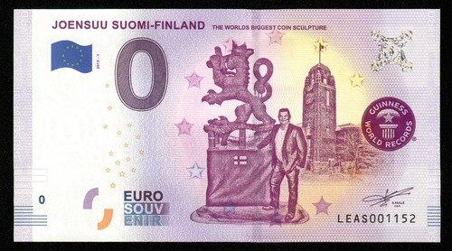 Billet souvenir euro joensuu - billet,