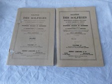 Partition Solfège Nouvelle édition du Solfège pour de Soprano vol 1 A+B