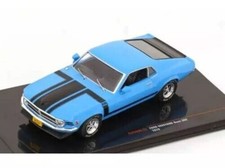 Ford Mustang Boss 302 1970 bleu noir voies IXO CLC569N 1/43 USA voiture bleu