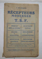 Les récepteurs modernes de TSF – P. Hémardinquer (1932)