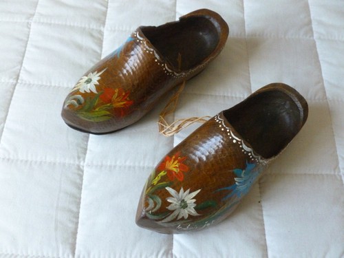 Paire sabot ancien enfant - enfant, en