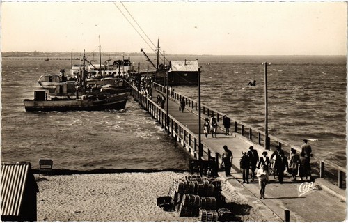 Cpa fromentine l estacade - cpa,