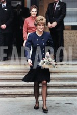 Photo de presse vintage Londres, Diana Après une Visite Aux Bébé Malades, tirage