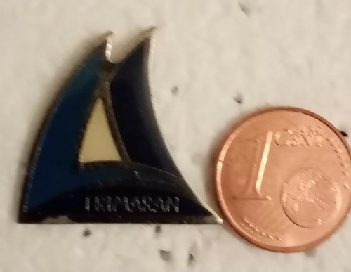 Pin badge - pin, trimaran