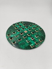 Solitaire En Malachite Pierre