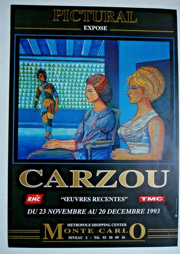 Affiche carzou 1993 - affiche, 1993-monte