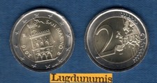 Saint Marin 2016 2 Euro SUP SPL UNC Pièce provenant d'un Rouleau San Marino