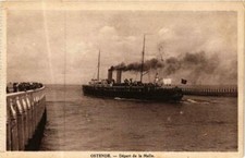 CPA AK Ostende - Depart de la