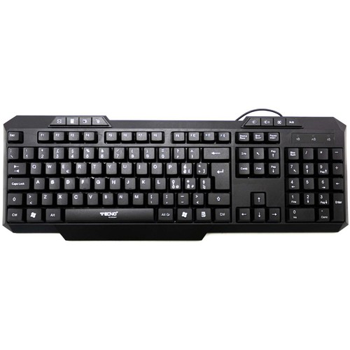 Clavier usb multimédia qwerty - clavier,