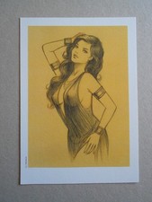 Superbe ex-libris 33 PATURAUD ( SUCCUBES )( MATA HARI ) Format A5 signé