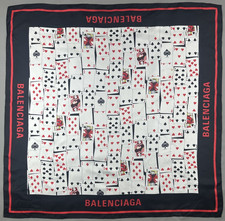 Magnifique foulard vintage  " BALENCIAGA   "