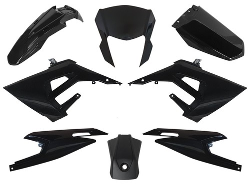 Kit carénages noir - carénages, derbi