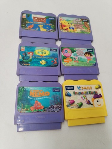 Lot jeux vtech vsmile - 6,