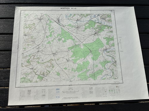 Carte ign monthois - ign, 1-2